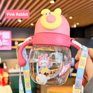 Aoduoyaya Toddler Sippy Cup Duckbill Straw Cup Leakproof BPA Free Portable Kids Water Bottle Handles