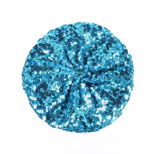 Colorful Sequined Beret Caps for Women Shimmering Skull Hat for Mardi Gras and Casual Wear Night Club Dancing Headpiece