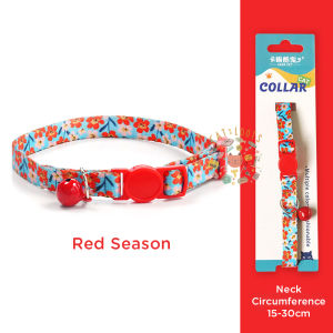 CATLOOTS SG Breakaway Cat Safe Collars with Cute Charms Adjustable Comfortable and Soft