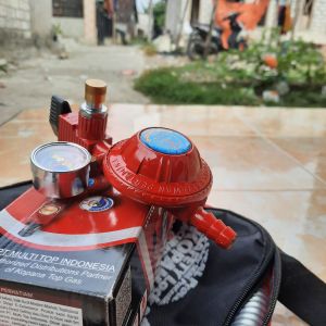 Regulator Kompor Gas Elpiji Pertamina TOPGAS Safety Lock Prime Original