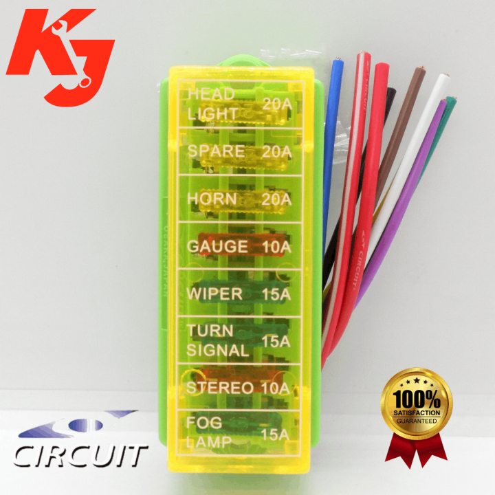 Car Fuse Box 8 Terminal | 6 Terminal w/ FREE FUSE (Circuit) | Lazada PH