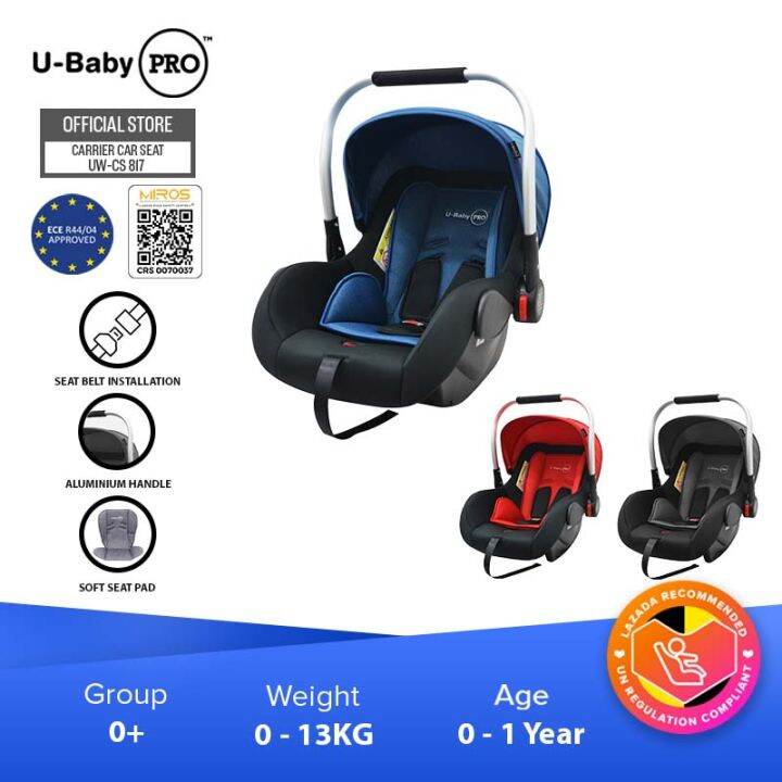 Car seat 2025 carrier handle