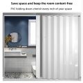 PVC sliding partition wall accordion Folding Door temporary door for room plastic foldable partition wall panel. 