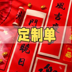 DSF Studio 2026 New Year of the Snake couplets Customized insurance Banking Spring Festival couplets Customized enterprise Fu character bronzing spree
