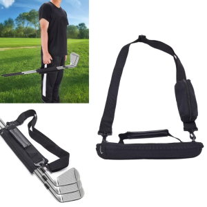 Golf Club Mini Carry Bags Portable Shoulder Sleeve Bag for Golf Course & Travel Golf Pencil Bag with Shoulder Straps