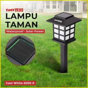 BARU TaffLED Lampu Taman Outdoor Anti Air Tenaga Surya Tancap Waterproof LED Cool - YF-922