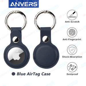 Anvers Premium Leather Airtag Case Holder | Airtag Keychain Cover | Airtag Loop for Apple Airtag
