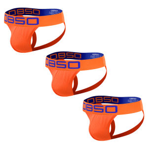 CMENIN BS 3Pcs ยอดนิยมโพลีเอสเตอร์ชาย Thongs และ G String กางเกงในชายเอวต่ำ Tanga ชุดชั้นในเซ็กซี่ Man Jockstrap Underpants BS832