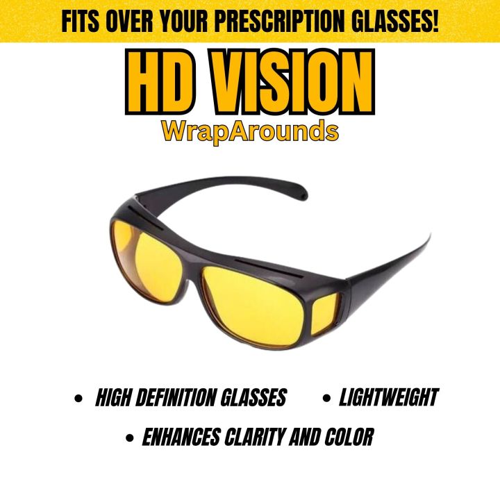 HD vision Wrap Around, Elevate Your Vision: Sunglasses for Day & Night ...