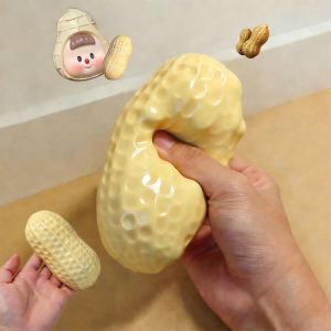 MELODI ASMR Sensory Simulated Peanut Squeeze Toy Stress Relief Soft Sensory Toy Creative Decompression Toy Kids Adults