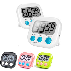Large LCD Digital Kitchen Cooking Timer Count Down Up Clock Loud Alarm Magnetic Fitness Timer