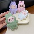 Móc khóa Gấu bông Labubu Monsters Macaron treo balo charm phụ kiện gắn balo túi xách. 