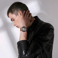 Jeep Watch Skeletonized Watch for Men Automatic Mechanical Watch Business Waterproof Watch Leather Strap Luminous Large Dial Watch. 