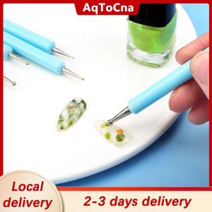 [COD] AqToCna Ship within 24 hours 5Pcs set Silicone Clay Sculpting Tools For Brush Modeling Dotting Nail Art Pottery Clays Tool DIY Carving Ceramics Sculpture