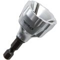 Deburring External Chamfer Tool, with Tungsten Carbide Blade, Deburring Chamfering Drill Bit, Remove Burr Tools Quick Release Hex Shank. Improved Durability and Sharpness. Fits 1/8" to 3/4".. 