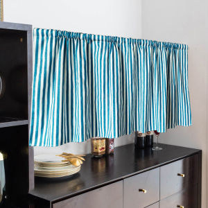 Kitchen Curtain Blackout Window Short Curtain Valances Short Window Drapes Cabinet Decorative Kitchen Valances Short Drapes