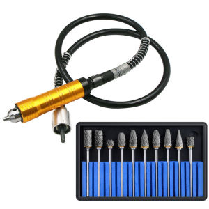 Selang Fleksibel Mesin Bor Kabel Tunner Tuner Cuner Handpiece Foredom CNC 6.5mm 6mm 3mm Mollar Die Grinder Mata Bor Elektrik