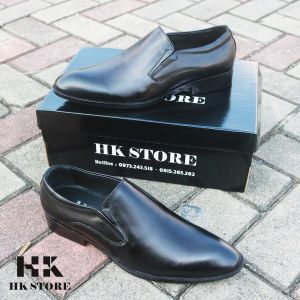 Giày tây nam da bò thật 100% hàng đẹp da xịn kiểu dáng đơn giản lịch lãm thích hợp quần tây nam.