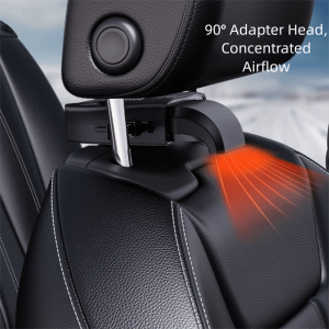 DUOJI Auto Interior Electric Cooling Heating Fan 360 Degree Rotation Heating Cooling Fan Demister Defroster Automobile Windshield Defogging Portable Space Heater Automobile Accessories
