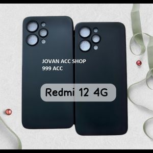 REDMI 12 10 4G 9T 9C 9A 9 8A 8 7 Case black premium softcase silikon hitam black cover casing