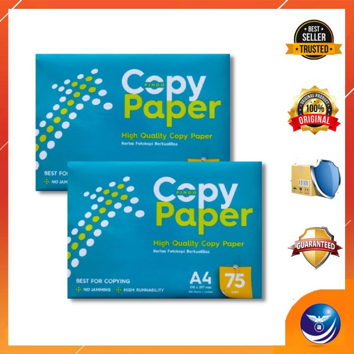 Papper 1 Rim Kertas HVS A4 75gr / 75 gram Copy Papper / Copypapper - 1 Rim (500 ...
