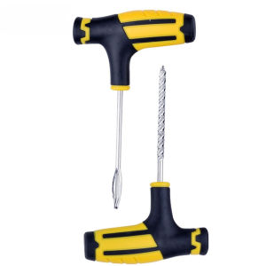 Tire Repair Tool/Puncture Repair Kit For Car & Motorcycle Emergency/Quick Fix/Strong Adhesion/Durable/Portable For Adults (Men & Women)