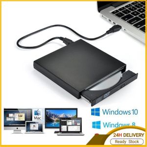 Optical USB 2.0 External DVD Drive CD/DVD-ROM CD-RW Player Reader Recorder for Laptop