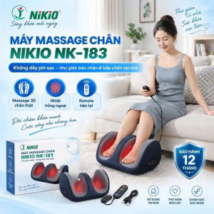Máy Massage Bàn Chân Và Bắp Chân Nikio NK-183 - Giảm Đau Mỏi Thư Giãn Lưu Thông Máu Tại Nhà