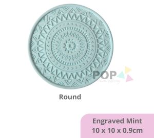Diatomite Coaster Christmas Gift Idea Xmas Present Diatomaceous Earth Nordic Placemat CNY Raya Water Quick Dry Insulation Absorbent Japan Mat Tiktok Placemats and Coasters 1