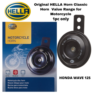 HONDA WAVE 125 |HELLA MOTORCYCLE HORN 1PC | MOTORCYCLE DISC HORN | Super Loud | High Quality | Durable | Easy to install
