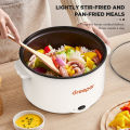 Dreepor 3L Mini Rice Small Multi-Function Electric Cooker With Steaming Tray Non Stick Pot. 