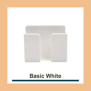 Worthbuy Universal Wall Mount Organizer Phone Holder Nail Free Hanging Stand Remote Control Cable Key Rak Dinding 壁挂收纳盒