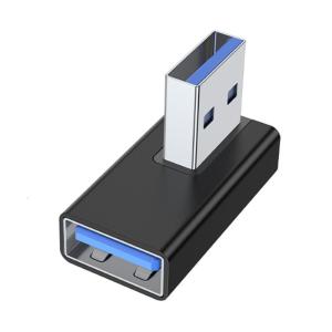 90 độ phải lên góc dưới USB3.0 Bộ nối Đầu đực đến đầu cái Bộ chuyển đổi cho laptop PC sạc USB Bộ biến đổi mở rộng
