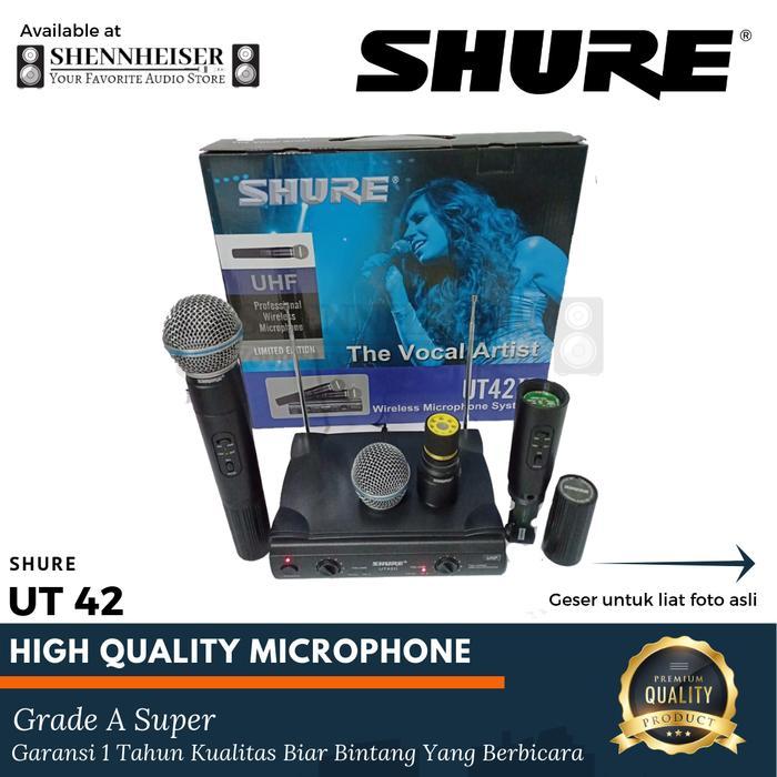 Mic Wireless SHURE UT 42 II Grade A Lazada Indonesia