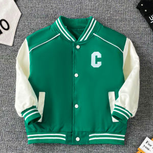 【 120-170 】Áo Khoác Trẻ Em Đồng Phục Bóng Chày Thể Thao Hàn Quốc Cho Bé Trai Mới Áo Khoác Thường Ngày Thoáng Khí Thời Trang Mới Cho Bé Gái Trang Phục Trẻ Em