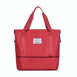Folding Waterproof Tote Large Capacity Short Distance Travel Bag Dry and Wet Separation Fitness Bag Handbag Luggage Bag2026