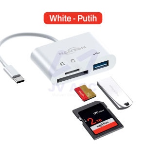 NANVAN OTG TYPE C TF SD KARTU MEMORY MEMORI CARD READER FLASHDISK UNTUK KOMPUTER / KAMERA