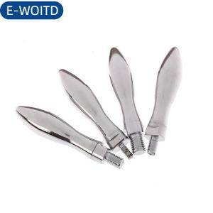 E-WOITD 1 cái tay cầm quay vòng M6 M8 M10 M12 tay quay mạ điện Kim Loại ren tay quay cong dụng cụ máy phay Mài tiện