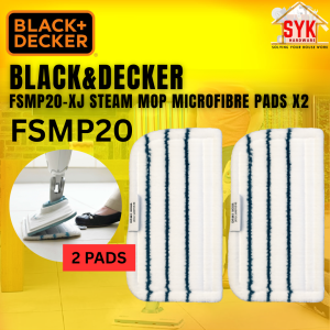SYK Black&Decker FSMP20-XJ Stea Mop Replacement Pads FSMP20 Steam Mop Replacement Pad Microfiber Kain Lantai