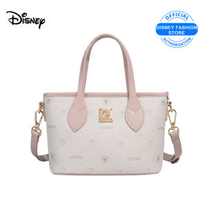 Disney LOTSO Strawberry Bear series womens bags pu leather Sling Bag for Women Bag Tote Bag Fashion All-match Shoulder Bag Crossbody Bag Designer small tote bag