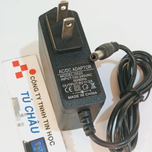 Adapter DC 5V - 2A  (Đầu cắm 3.5mm x 1.35mm /  Đầu cắm 5.5mm x 2.1mm)