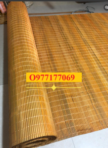 Mành tre trúc cật cạo vỏ che nắng rộng 1m x cao 2m màn che gió ban công hành lang rèm treo cửa sổ