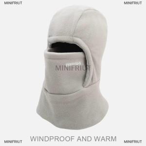 [COD] MINIFRIUT Fleece Balaclava Cycling Cap Cold-proof Windproof Warm Hood And Hat Thicken Thermal Ski Windproof Cap Women Men