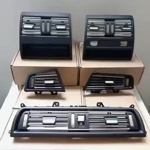 LHD RHD Front Central Left Right Rear AC Conditioner Chromed Air Vent Grille Outlet Panel For BMW 5 Series F10 F11 2010-2017