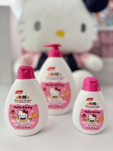Baby 3 in 1 Bath Shampoo Conditioner & Body Wash Hello Kitty 100ml/200ml/500ml  Extra Gentle Care for All Skin Types