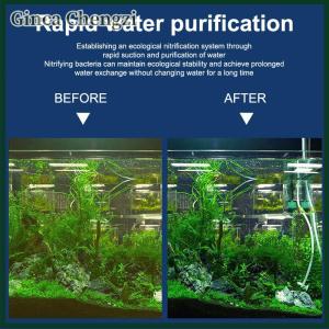 Ginca ปั๊มกรองตู้ปลาแบบ3อิน1 ปั๊มเติมอากาศออกซิเจนในตู้ปลาเงียบสำหรับตู้ปลาปั๊มเปลี่ยนน้ำเครื่องทำคลื่น