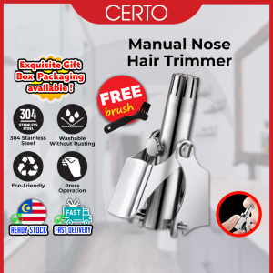 CERTO Trimmer Shaver Women Hair Trimmer Nose Trimmer Hair Removal Machine Pencukur Bulu Hidung Mesin Cukur Janggut 鼻毛修剪器