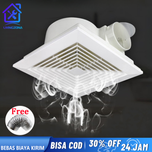 Exhaust fan exhaust fan dinding exhaust fan kdk 6/8/10/12 inch exsos fan dinding Kamar tidur dapur dan kamar mandi tersedia Kipas Angin Dinding 6/8/10/12 Inci - Lazada