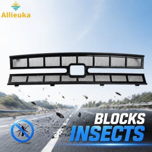 Allieuka Car Radiator Insect Proof Net For Geely Ex2 Front Grille Mesh Guard 304 Steel Abs Frame