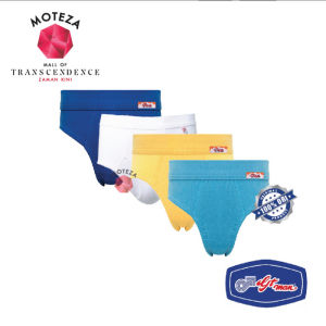 GT MAN Kids 504 SP BW - Celana Dalam Anak Laki Anak Cowok Katun Putih Warna